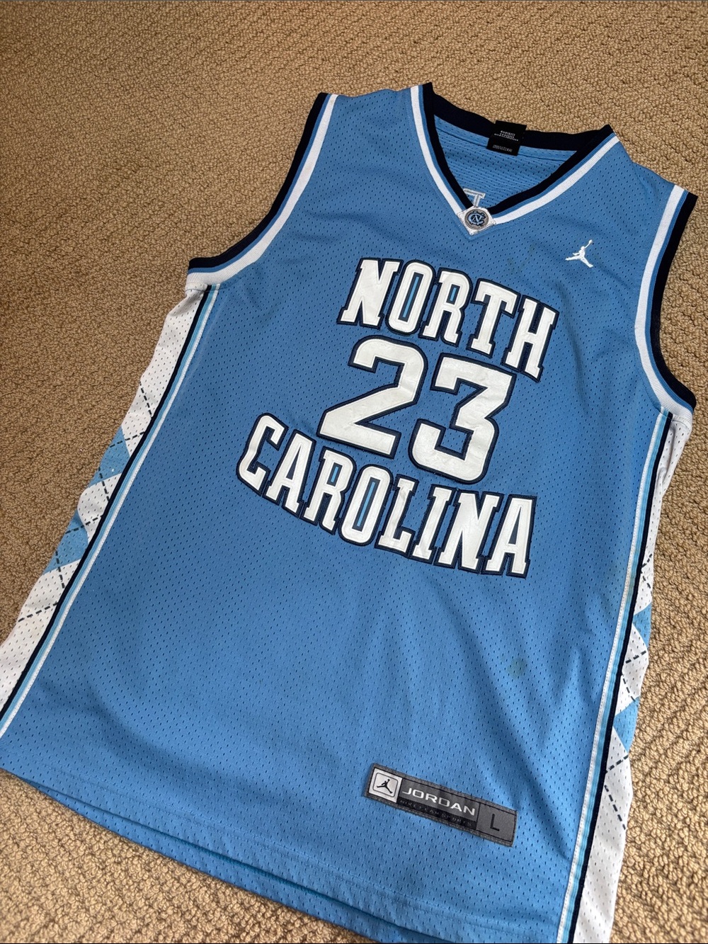 Nike Jordan North Carolina Basketball Jersey